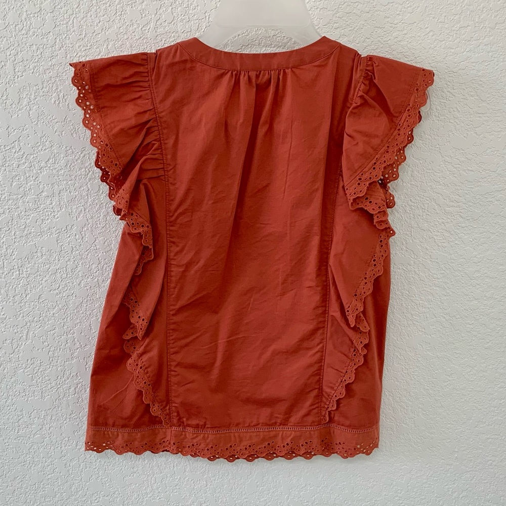 NWT Anthropologie Amaryllis Eyelet Top - Picture 2 of 6